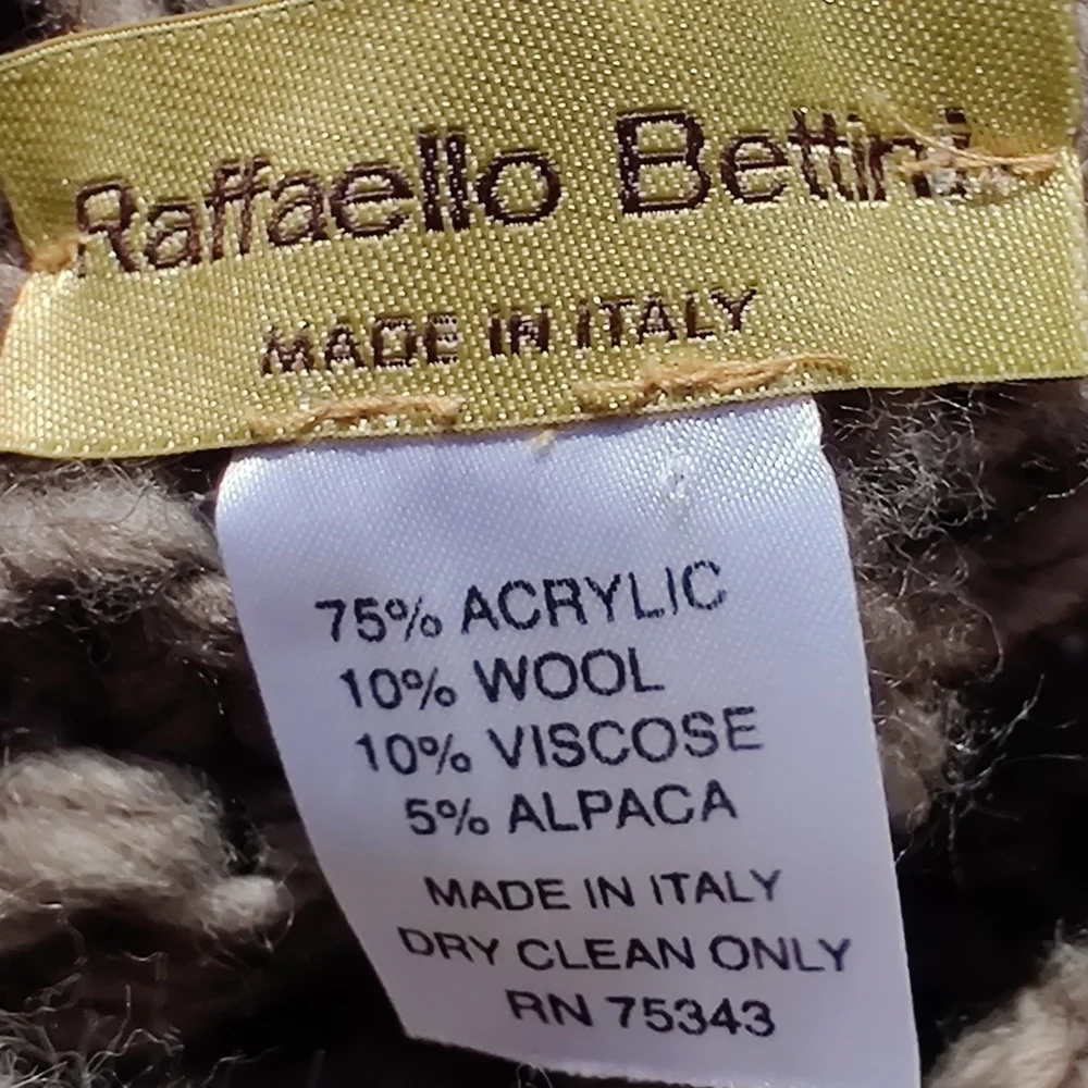 Italian Wool Acyrlic Bernie Knit Cap with Bill - Picture 4 of 4